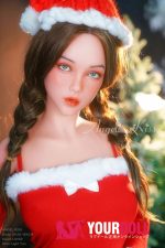 Angelkiss Flo LS#50 164cm Hカップ ROS顎機能付き 小麦肌 フルシリコン サンタガール ラブドール - 画像 (16)