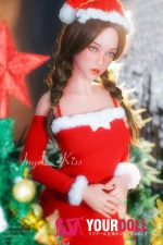 Angelkiss Flo LS#50 164cm Hカップ ROS顎機能付き 小麦肌 フルシリコン サンタガール ラブドール - 画像 (13)