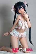 ElsaBabe 岩田光希 AHR008 148cm-S ピンク肌 フルシリコン 舌出し セックスの誘い ラブドール - 画像 (9)