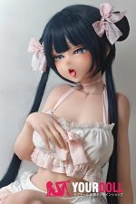 ElsaBabe 岩田光希 AHR008 148cm-S ピンク肌 フルシリコン 舌出し セックスの誘い ラブドール - 画像 (2)