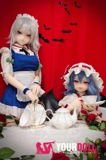 AotumeDoll #104ヘッド135cm  AAカップ Fat フルTPE製 アニメドール ラブドール - 画像 (13)