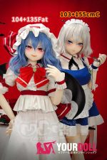 AotumeDoll #104ヘッド135cm  AAカップ Fat フルTPE製 アニメドール ラブドール - 画像 (10)