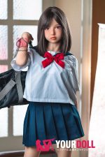 Momo Yume H028-A 146cm  Eカップ ノーマル肌   可愛い最新 顎機能付き 人気 ラブドール - 画像 (5)