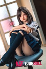 Momo Yume H028-A 146cm  Eカップ ノーマル肌   可愛い最新 顎機能付き 人気 ラブドール - 画像 (4)