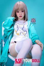 Momo 桃沢 H027-A 145cm Aカップノーマル肌 顎機能付き 可愛い最新  人気 ラブドール - 画像 (2)