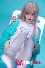 Momo 桃沢 H027-A 145cm Aカップノーマル肌 顎機能付き 可愛い最新  人気 ラブドール - 画像 (3)