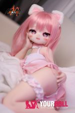 MOZU 愛莉 85cm 小胸 6kg 肌色＆瞳色＆ウィッグ＆メイク＆衣装は画像と同じ ビニールヘッド+TPEボディ ラブドール - 画像 (3)