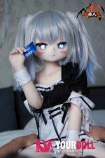 MOZU 未来ちゃん 141cm 小胸 23kg 全部画像通りの仕様付き ビニール製のヘッド+TPEボディ - 画像 (2)