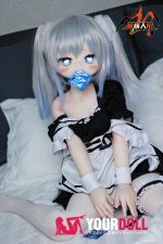 MOZU 未来ちゃん 141cm 小胸 23kg 全部画像通りの仕様付き ビニール製のヘッド+TPEボディ - 画像 (3)