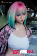 XTDOLL Amelia XT-4-B 163cm Gカップ ノーマル肌 フルシリコン  等身大 ラブドール 顎機能追加可 - 画像 (4)