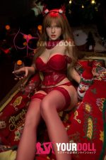 Funwest Bella 155cm Fカップ  #037  Natural肌 エロ下着 サンタガール 巨乳 ラブドール - 画像 (14)