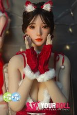Shedoll Chulin(楚琳)163cm Hカップ シリコンヘッド +TPEボディ サンタガール セックスドール - 画像 (2)