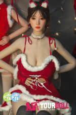 Shedoll Chulin(楚琳)163cm Hカップ シリコンヘッド +TPEボディ サンタガール セックスドール - 画像 (4)