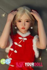 Shedoll Luoxiaoyi(洛小乙) 148cm  Dカップ フルシリコン ボディ材質選択可 クリスマス衣装可愛いラブドール - 画像 (6)