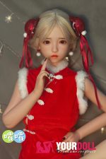Shedoll Luoxiaoyi(洛小乙) 148cm  Dカップ フルシリコン ボディ材質選択可 クリスマス衣装可愛いラブドール - 画像 (7)