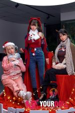 Shedoll Zhiyuan(芷沅) 158cm Cカップ シリコンヘッド+TPEボディ クリスマスデート ダッチワイフ - 画像 (8)