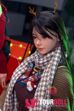 Shedoll Zhiyuan(芷沅) 158cm Cカップ シリコンヘッド+TPEボディ クリスマスデート ダッチワイフ - 画像 (3)