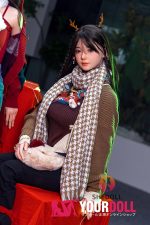 Shedoll Zhiyuan(芷沅) 158cm Cカップ シリコンヘッド+TPEボディ クリスマスデート ダッチワイフ - 画像 (5)