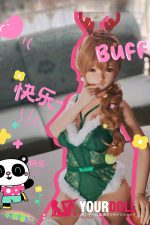 Shedoll Luoxiaoyi(洛小乙) 148cm  Dカップ フルシリコン ボディ材質選択可 クリスマス衣装 　セックス人形 - 画像 (8)