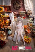 GUAVADOLL DM02 136cm AAカップ ノーマル肌 手描きメイク ビニール製のヘッド キュート アニメドール - 画像 (5)