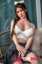 Starpery Xue(雪儿）163cm  Gカップ  Light tan肌  フルシリコン 材質選択可能 ラブドール - 画像 (2)