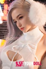 WM Dolls Philipppa LS#64 163cm  Dカップ ROS顎機能付きノーマル肌  シリコンヘッド +TPEボディ ダッチワイフ - 画像 (2)