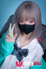 Momo 栞奈 H014-A 145cm  Aカップ ノーマル肌 可愛いラブドール - 画像 (2)