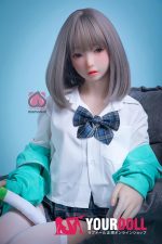Momo 栞奈 H014-A 145cm  Aカップ ノーマル肌 可愛いラブドール - 画像 (4)