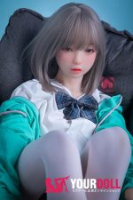 Momo 栞奈 H014-A 145cm  Aカップ ノーマル肌 可愛いラブドール - 画像 (3)