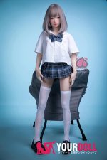 Momo 栞奈 H014-A 145cm  Aカップ ノーマル肌 可愛いラブドール - 画像 (7)