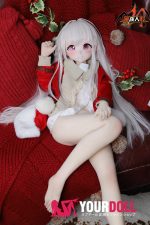MOZU 凯拉 121cm 小胸 14.7kg 肌色＆瞳色＆ウィッグ＆メイク＆衣装は画像と同じ ビニールヘッド+TPEボディ ラブドール - 画像 (7)