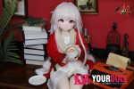 MOZU 凯拉 121cm 小胸 14.7kg 肌色＆瞳色＆ウィッグ＆メイク＆衣装は画像と同じ ビニールヘッド+TPEボディ ラブドール - 画像 (16)