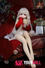 MOZU 凯拉 121cm 小胸 14.7kg 肌色＆瞳色＆ウィッグ＆メイク＆衣装は画像と同じ ビニールヘッド+TPEボディ ラブドール - 画像 (10)