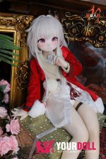 MOZU 凯拉 121cm 小胸 14.7kg 肌色＆瞳色＆ウィッグ＆メイク＆衣装は画像と同じ ビニールヘッド+TPEボディ ラブドール - 画像 (5)