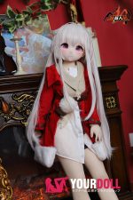 MOZU 凯拉 121cm 小胸 14.7kg 肌色＆瞳色＆ウィッグ＆メイク＆衣装は画像と同じ ビニールヘッド+TPEボディ ラブドール - 画像 (6)