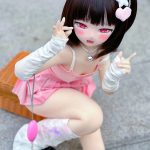 MOZU  美夜  85cm 小胸 6kg 肌色＆瞳色＆ウィッグ＆メイク＆衣装は画像と同じ  ビニールヘッド+TPEボディ 可愛いラブドール