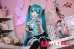 MOZU  小音  85cm 小胸 6kg 肌色＆瞳色＆ウィッグ＆メイク＆衣装（COS服）は画像と同じ  ビニールヘッド+TPEボディ 可愛いラブドール - 画像 (10)