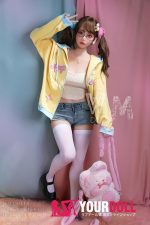 WM Dolls 綾子 #399 154cm Aカップ ノーマル肌  可愛い 年下 妹系 ツインテール TPEラブドール - 画像 (18)