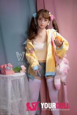 WM Dolls 綾子 #399 154cm Aカップ ノーマル肌  可愛い 年下 妹系 ツインテール TPEラブドール - 画像 (14)