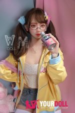WM Dolls 綾子 #399 154cm Aカップ ノーマル肌  可愛い 年下 妹系 ツインテール TPEラブドール - 画像 (12)