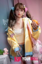 WM Dolls 綾子 #399 154cm Aカップ ノーマル肌  可愛い 年下 妹系 ツインテール TPEラブドール - 画像 (11)