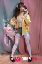 WM Dolls 綾子 #399 154cm Aカップ ノーマル肌  可愛い 年下 妹系 ツインテール TPEラブドール - 画像 (19)