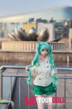 Shedoll Ailin(艾琳) cos初音未来 148cm  Dカップ フルシリコン ボディ材質選択可 ロりラブドール - 画像 (7)