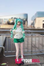 Shedoll Ailin(艾琳) cos初音未来 148cm  Dカップ フルシリコン ボディ材質選択可 ロりラブドール - 画像 (4)