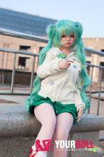 Shedoll Ailin(艾琳) cos初音未来 148cm  Dカップ フルシリコン ボディ材質選択可 ロりラブドール - 画像 (2)