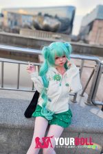 Shedoll Ailin(艾琳) cos初音未来 148cm  Dカップ フルシリコン ボディ材質選択可 ロりラブドール - 画像 (3)