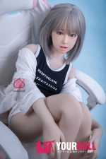 Momo 楓 H027-B 145cm  Aカップ ノーマル肌 顎機能付き ろり ラブドール - 画像 (2)