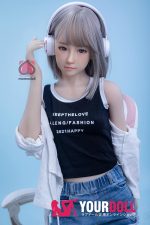 Momo 楓 H027-B 145cm  Aカップ ノーマル肌 顎機能付き ろり ラブドール - 画像 (3)