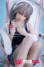 Momo 楓 H027-B 145cm  Aカップ ノーマル肌 顎機能付き ろり ラブドール - 画像 (5)