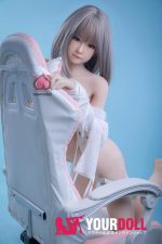 Momo 楓 H027-B 145cm  Aカップ ノーマル肌 顎機能付き ろり ラブドール - 画像 (10)